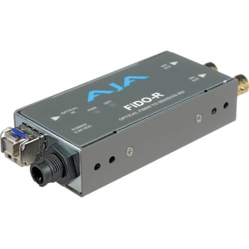 AJA FiDO-R Single-Channel LC Fibre to SDI with Dual SDI Outputs