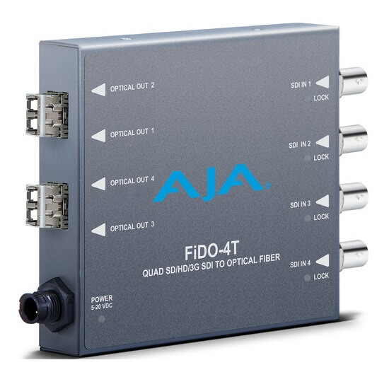AJA FiDO-4R 4-channel 3G-SDI to Optical Fiber
