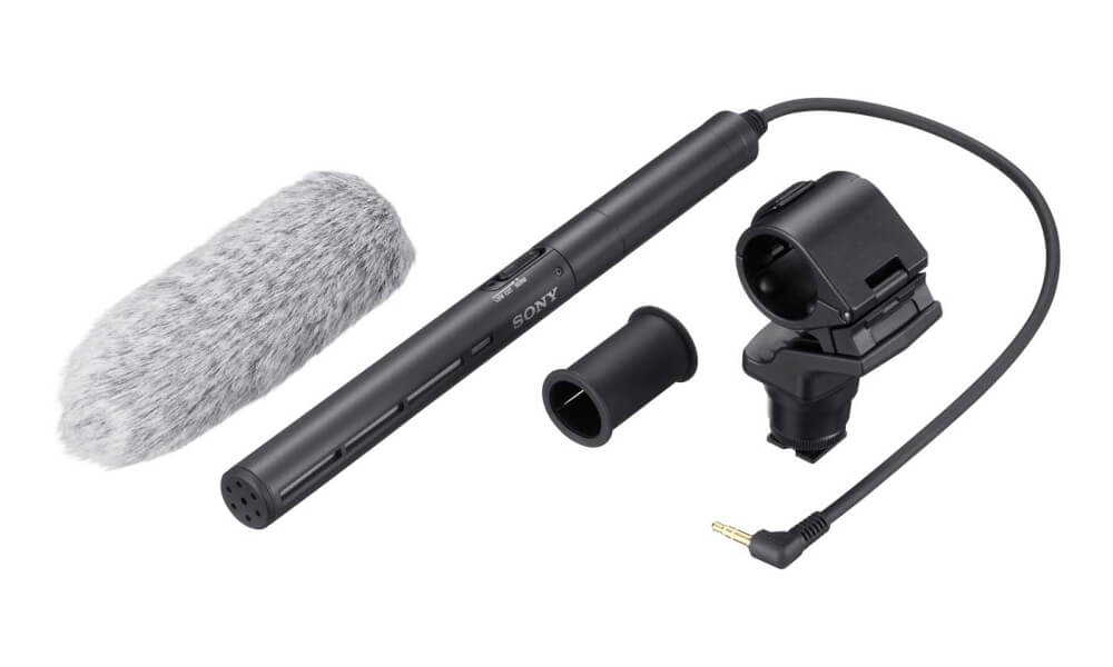 Super Cardioid Condenser Shotgun Microphone with 3.5mm Mini-Jack