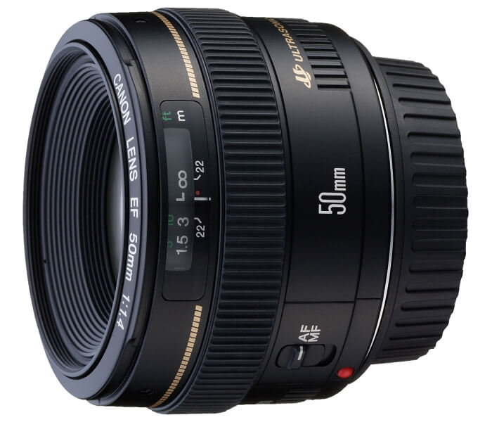 EF 50mm f/1.4 USM Autofocus Lens