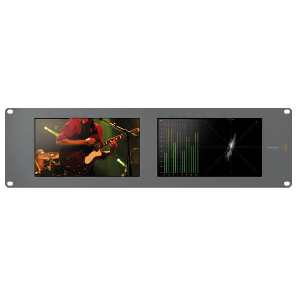 SmartScope Duo 4K - Dual 8" LCD Rack Monitors