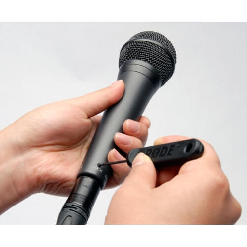 Live Performance Dynamic Microphone with Lockable Switch