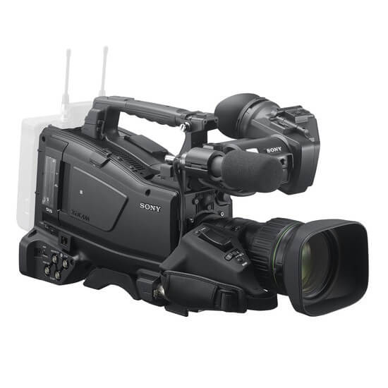 Sony Shoulder Camcorder Body with 20x Canon lens and Viewfinder