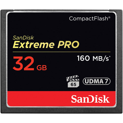 ExtremeÂ® CompactFlashÂ® 160MB/s 32GB UDMA7