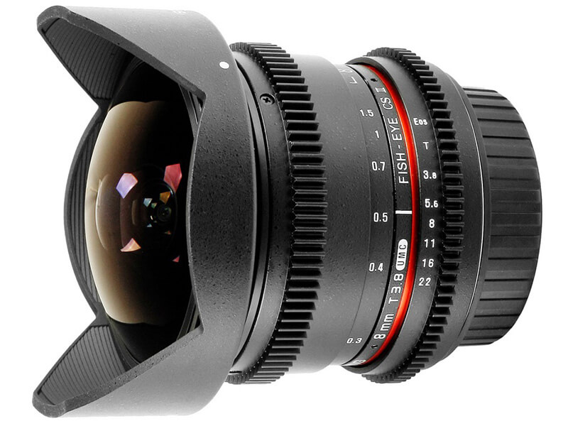 8mm T3.8 UMC Fish-eye CS II Cine Lens for Canon EF-mount
