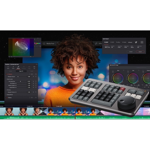 Blackmagic DaVinci Resolve 17 Video Editor Software Only