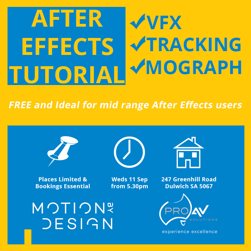 After Effects Tutorial - VFX, Tracking And Mograph FREE