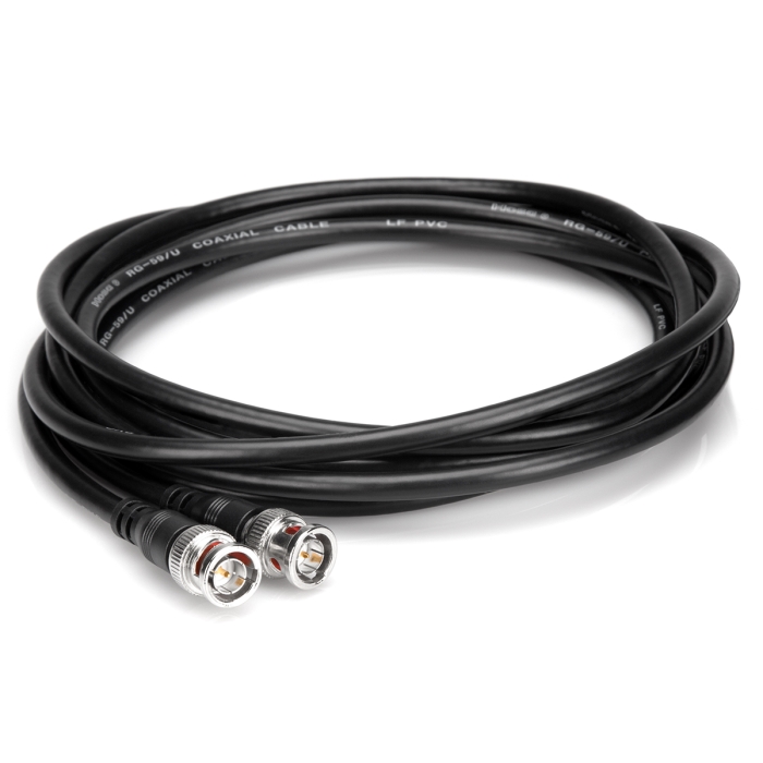 Hosa 75-ohm Coax BNC to BNC 6ft SDI Cable