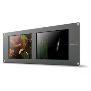 Blackmagic SmartScope Duo 4K - Dual 8" LCD Rack Monitors