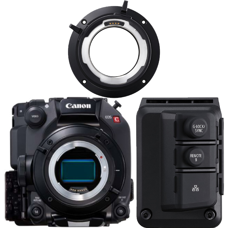 Canon EOS C500 Mark II Cinema Kit Bundle Including EU-V1 And PM-V1