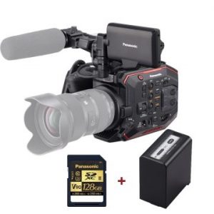 Panasonic EVA1 Super 35 5.7K Camera + VBR89G battery + 128GB V90 SD card