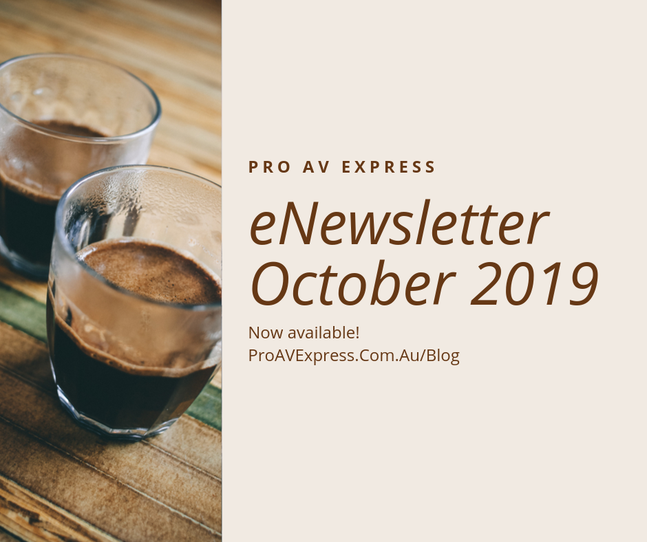 Pro AV Express eNewsletter October 2019