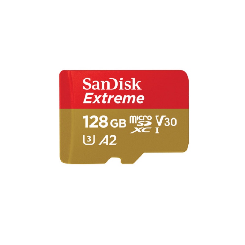 SanDisk Extreme Micro SD Card 128GB Front