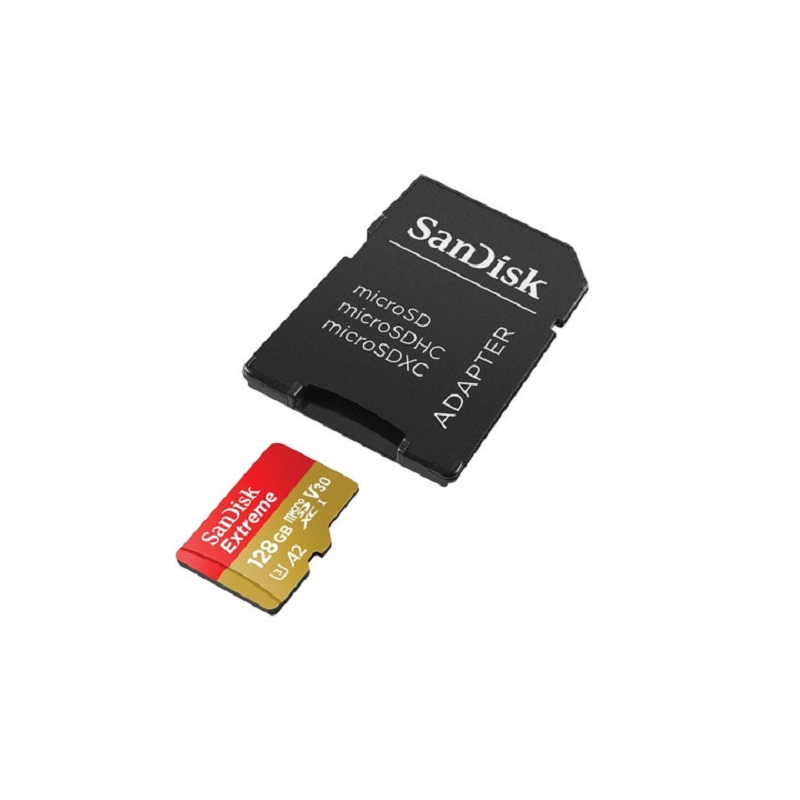 SanDisk Extreme Micro SD Card 128GB With Adaptor