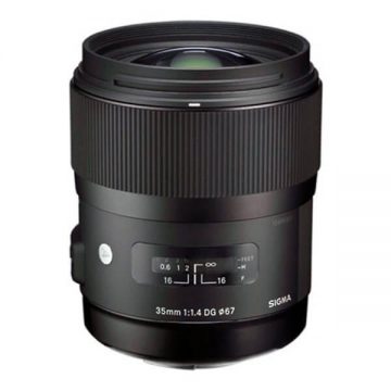 Sigma 35mm F1.4 DG HSM Art Lens with Canon EF mount