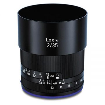Zeiss Loxia 35mm F2  Lens with Sony Full frame E-mount