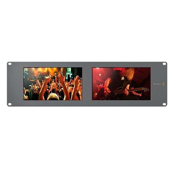 Blackmagic SmartView Duo Rack-Mountable Dual 8″ LCD Video Monitors